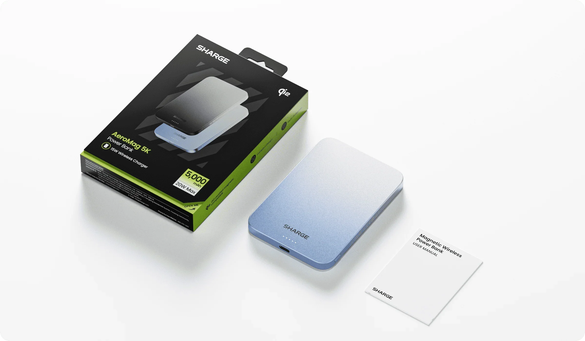 Sharge AeroMag 5,000mAh / 10,000mAh (Black 20W) - Image 15