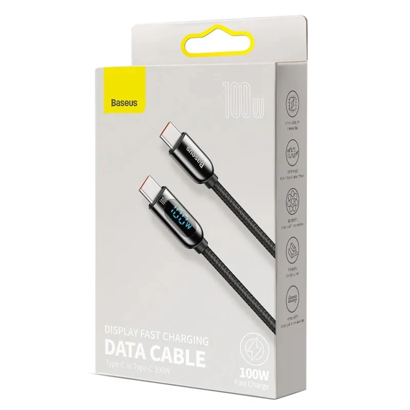 Baseus 100W Display Fast Charging Cable USB-C (1m) - Image 12