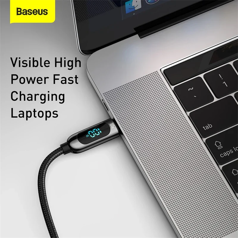 Baseus 100W Display Fast Charging Cable USB-C (1m) - Image 15