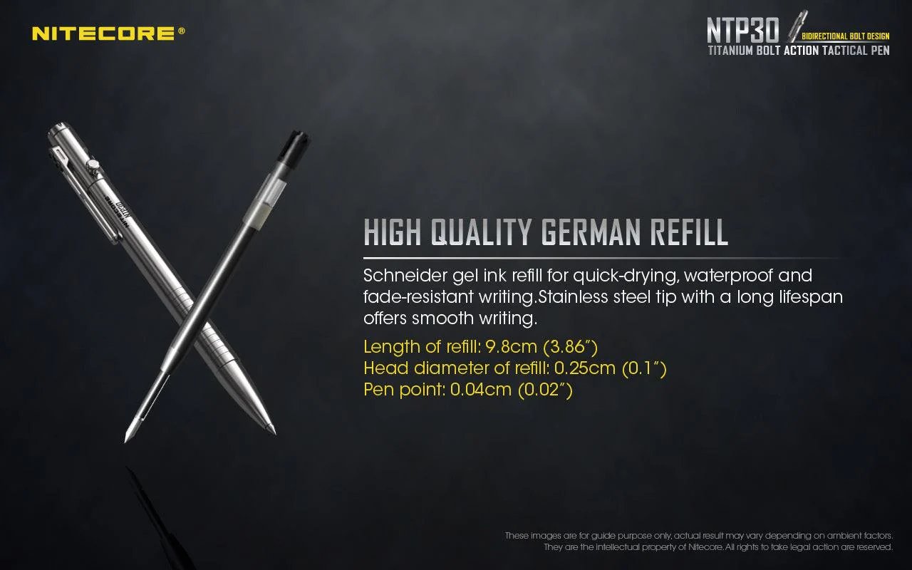 Bolt Action Titanium Pen NTP30 - Image 14