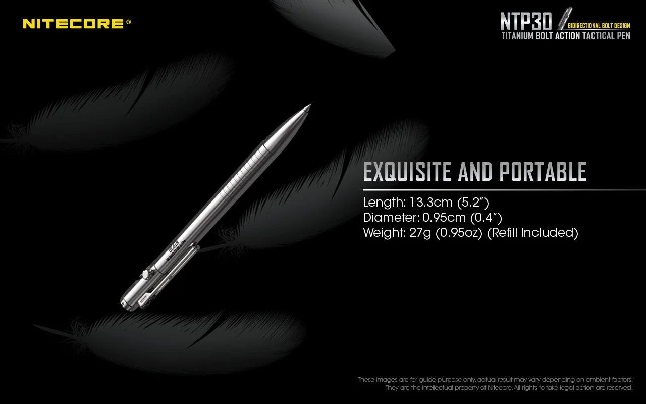Bolt Action Titanium Pen NTP30 - Image 15