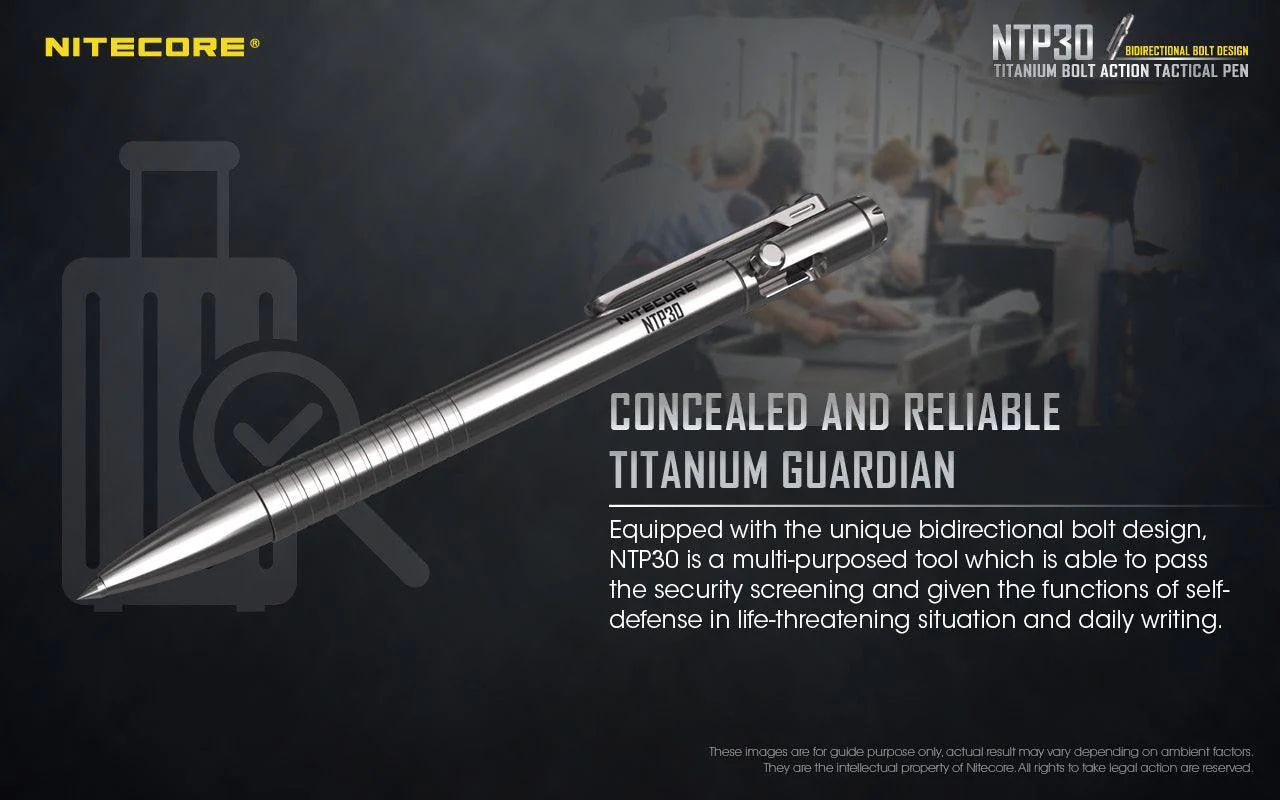 Bolt Action Titanium Pen NTP30 - Image 7