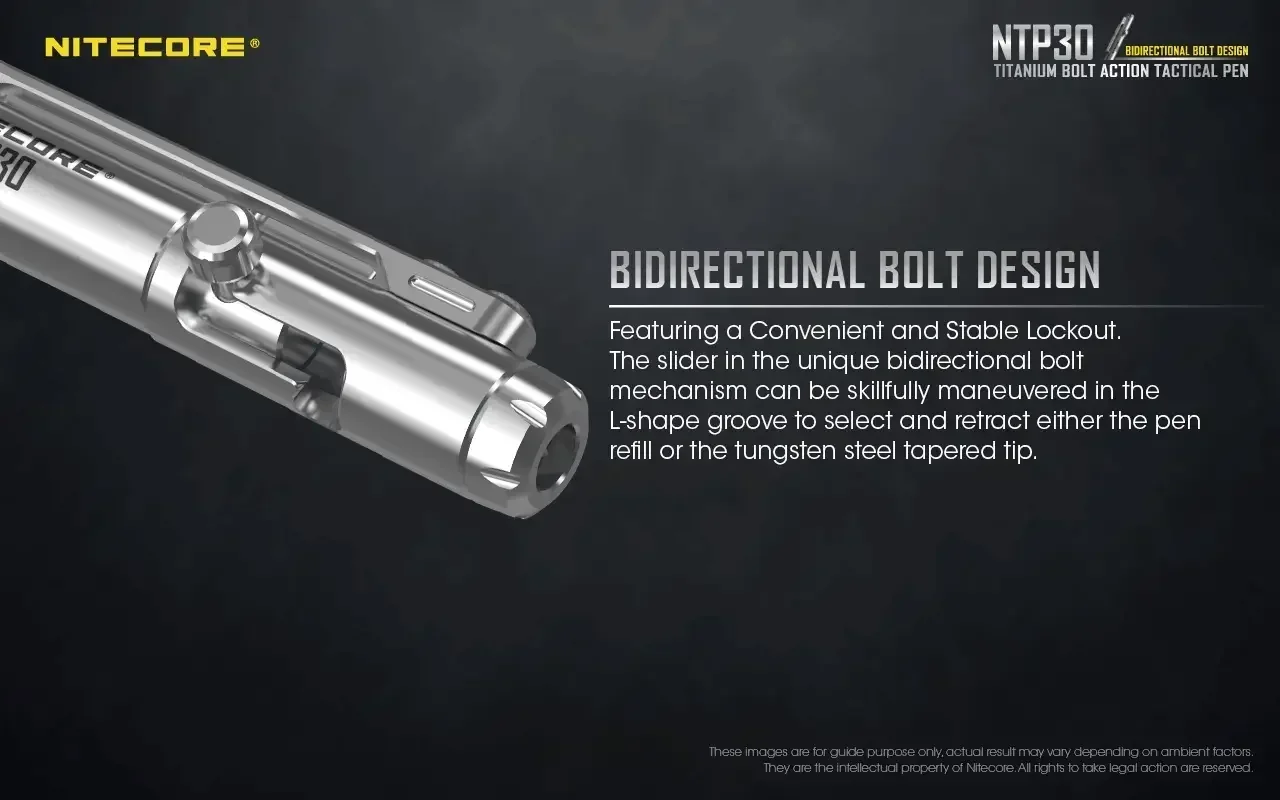 Bolt Action Titanium Pen NTP30 - Image 8
