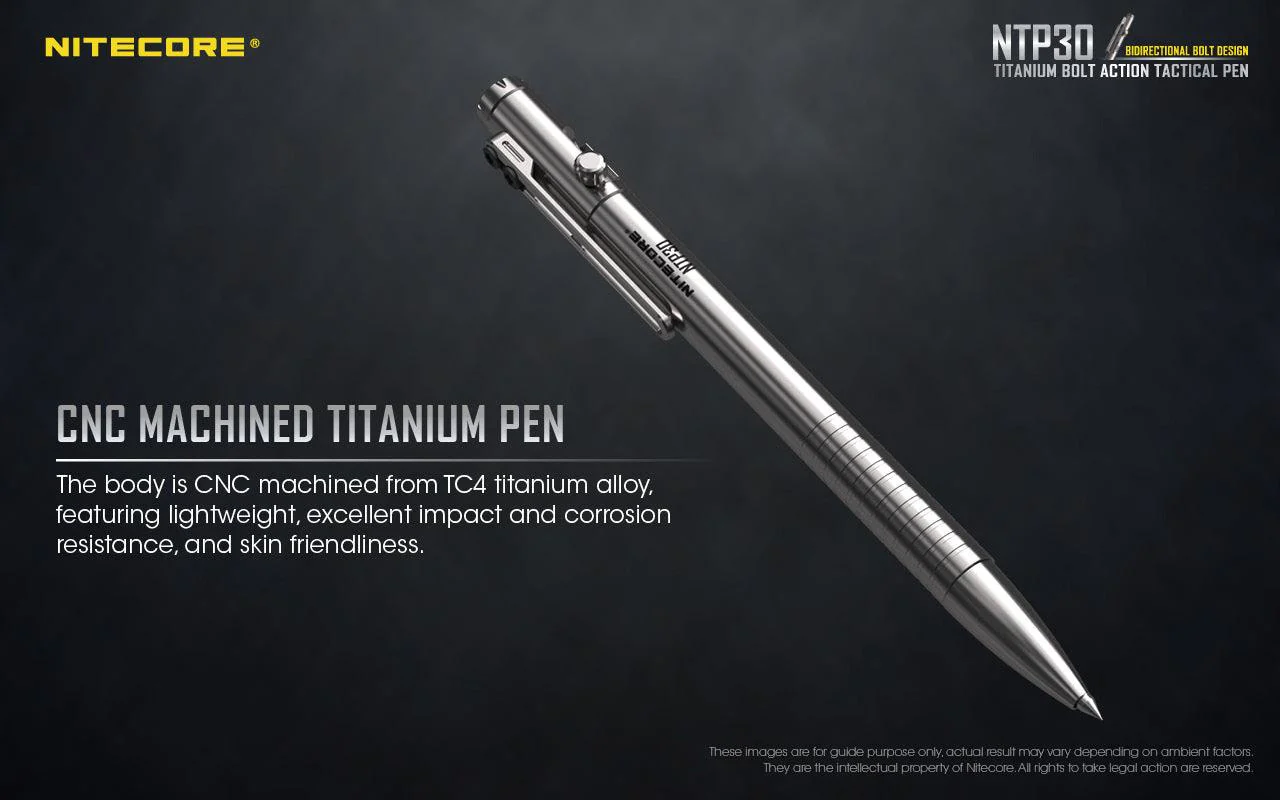Bolt Action Titanium Pen NTP30 - Image 9