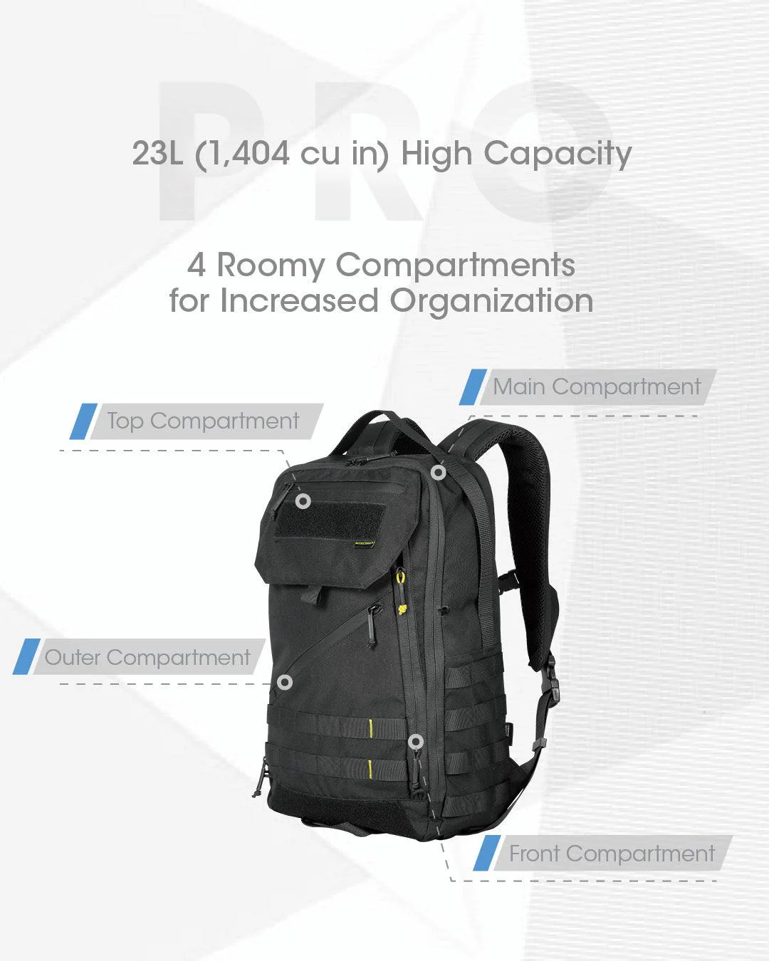 BP23 PRO Backpack - 23L Capacity - Image 6