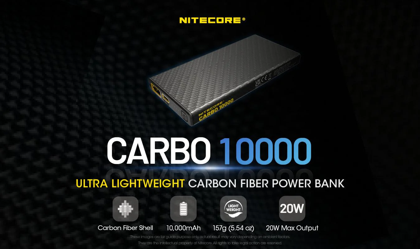 CARBO 10000 Carbon Fiber Energy Brick (10,000mAh 3A) - Image 5