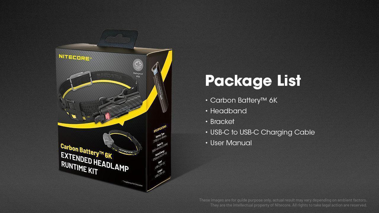 Carbon Battery 6K Headband Kit (6,000mAh 1A) - Image 11