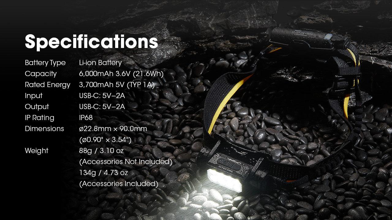 Carbon Battery 6K Headband Kit (6,000mAh 1A) - Image 12