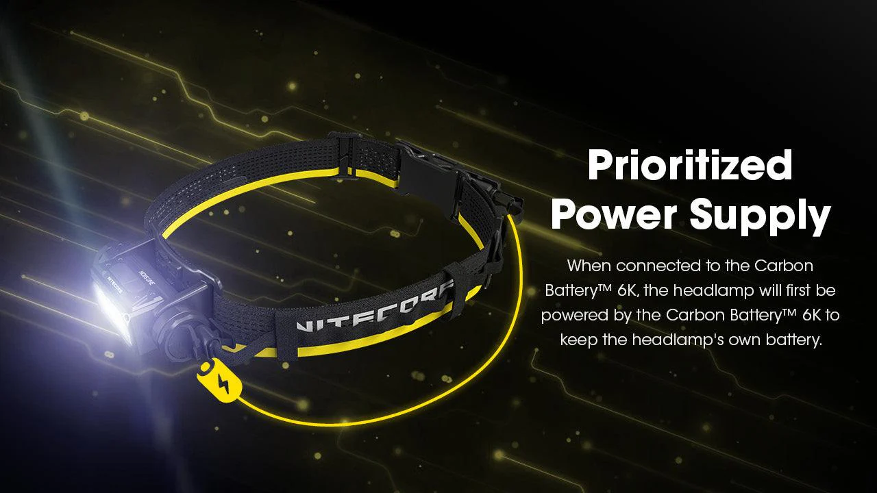 Carbon Battery 6K Headband Kit (6,000mAh 1A) - Image 5
