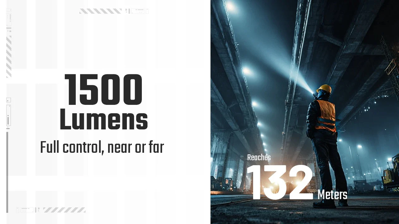 EDC07 (Black) - 1500 lumens - Image 13