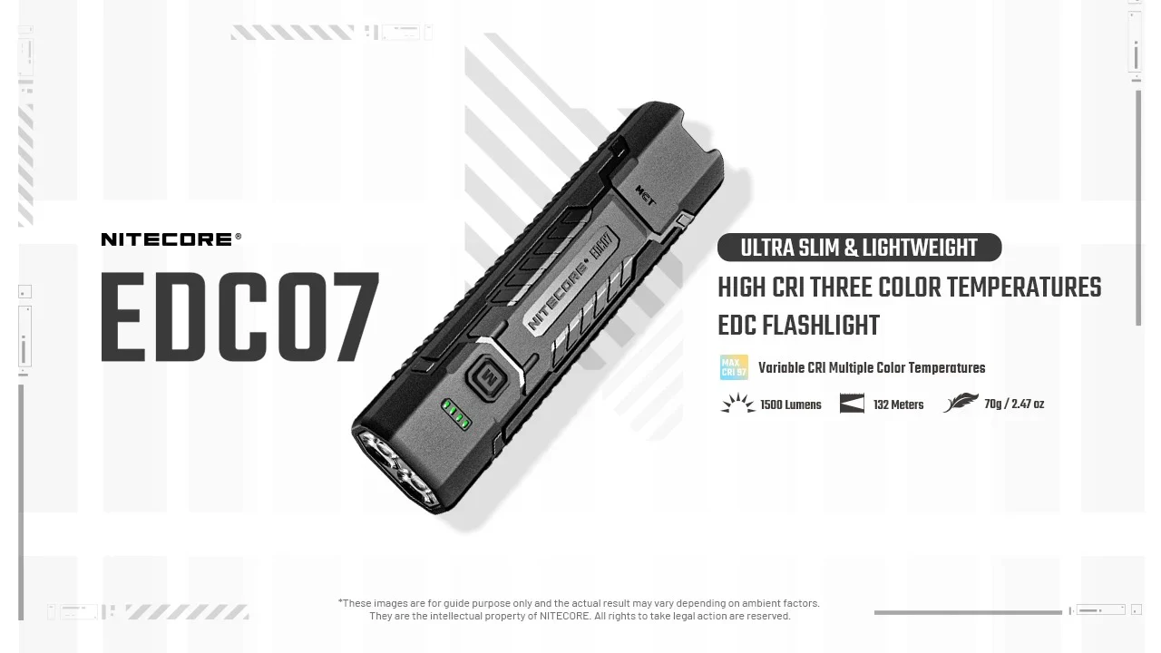 EDC07 (Tan) - 1500 lumens - Image 3