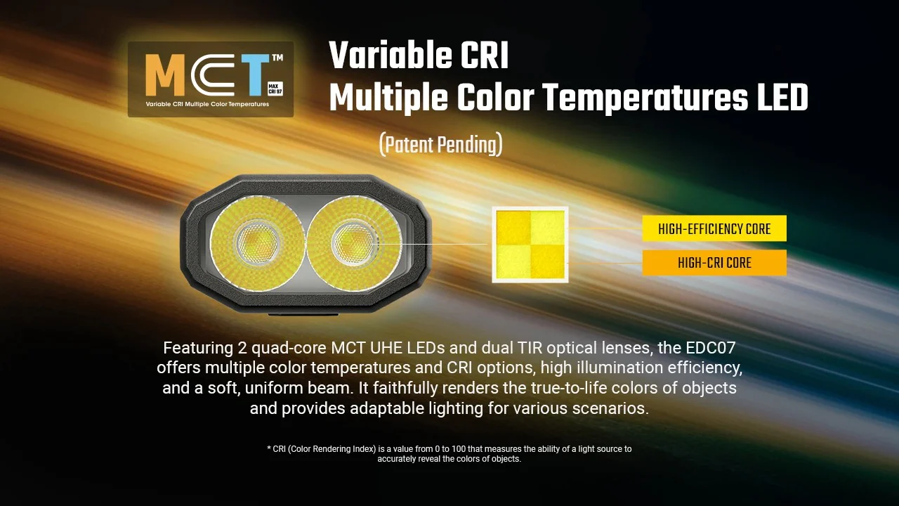 EDC07 (Tan) - 1500 lumens - Image 7