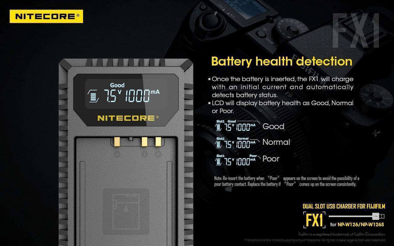 FX1 (Fujifilm NP-W126) Dual-Slot Battery Charger - Image 13