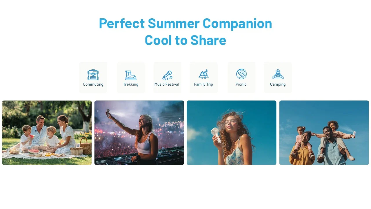 izzCool 20 PRO (Green) - Handheld Air Conditioner Fan (5,000mAh) - Image 14