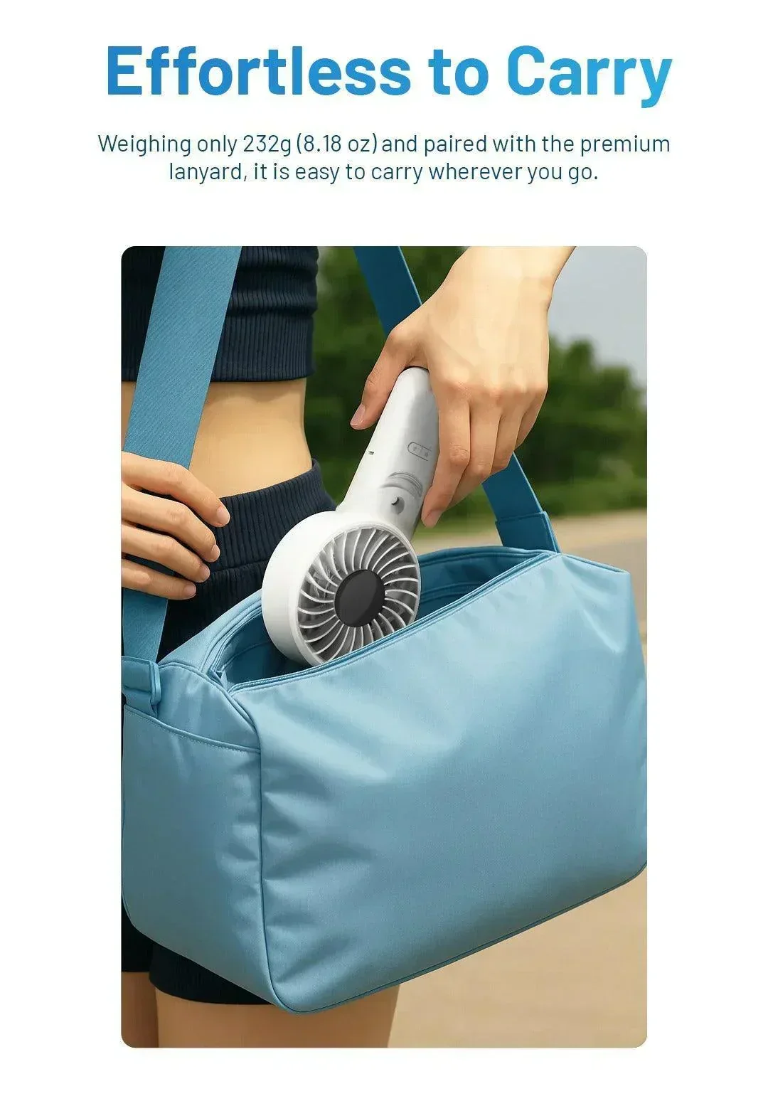 izzCool 30 (White) - Foldable Air Conditioner Fan (3,500mAh) - Image 13