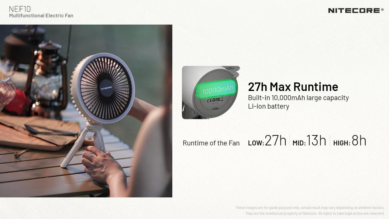 NEF10 - LED Fan (10,000mAh) - Image 7