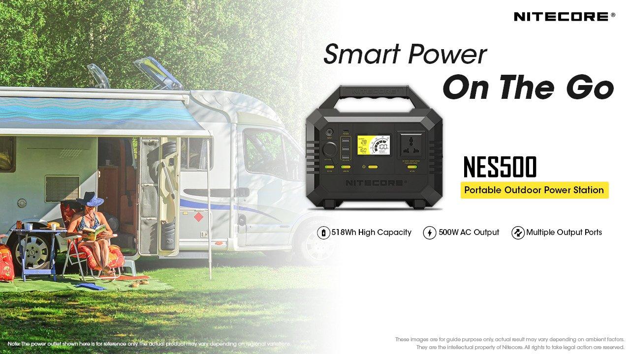 NES500 (518Wh 144,000mAh) Portable Power Station - Image 18