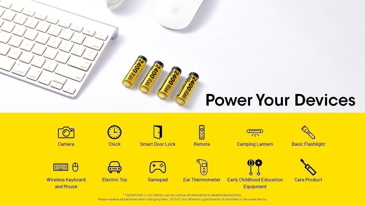 NH2400 4PC (AA - 2400mAh - 1.5V) - Image 11