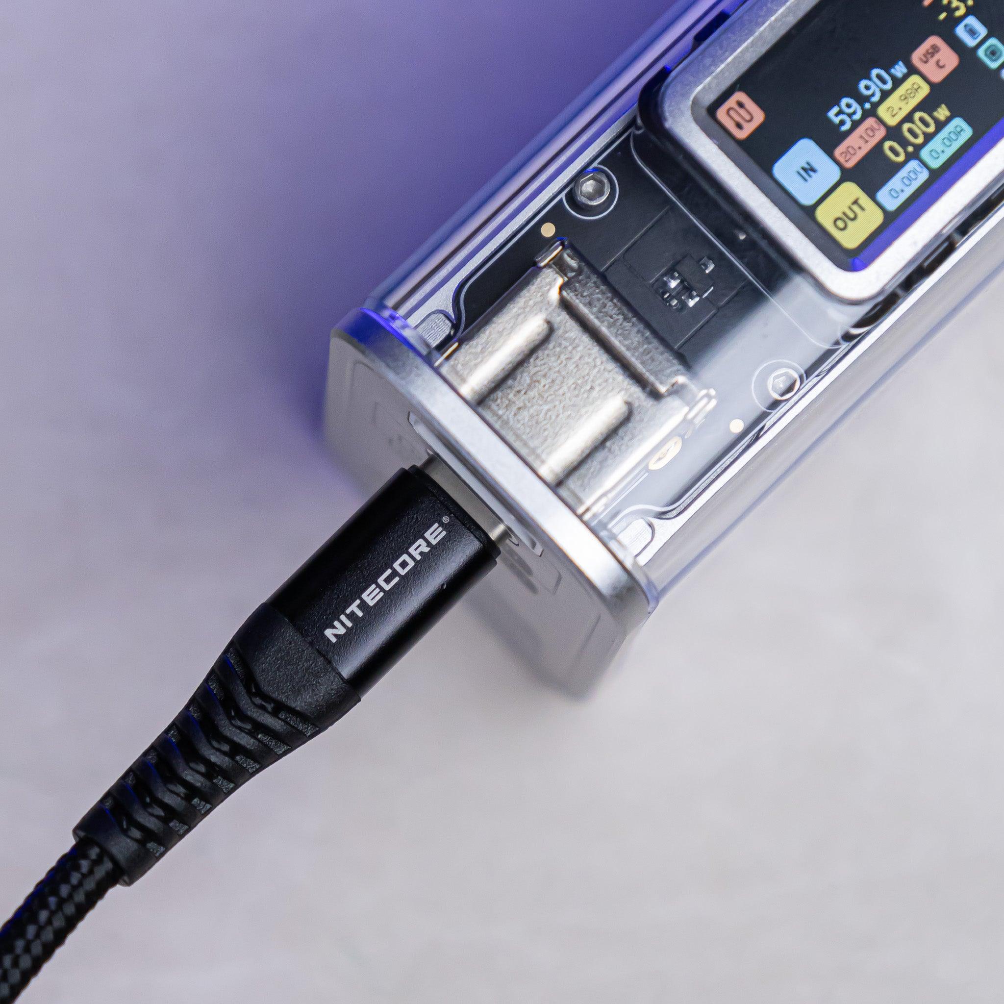 Nitecore 60W USB-C to USB-C Charging Cable - Image 3