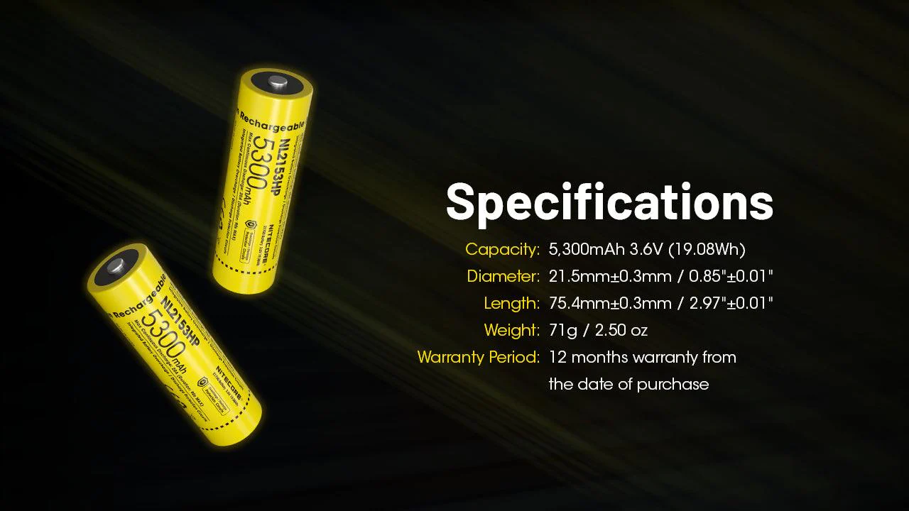 NL2153HP (21700 - 5300mAh - 20A) - Image 12