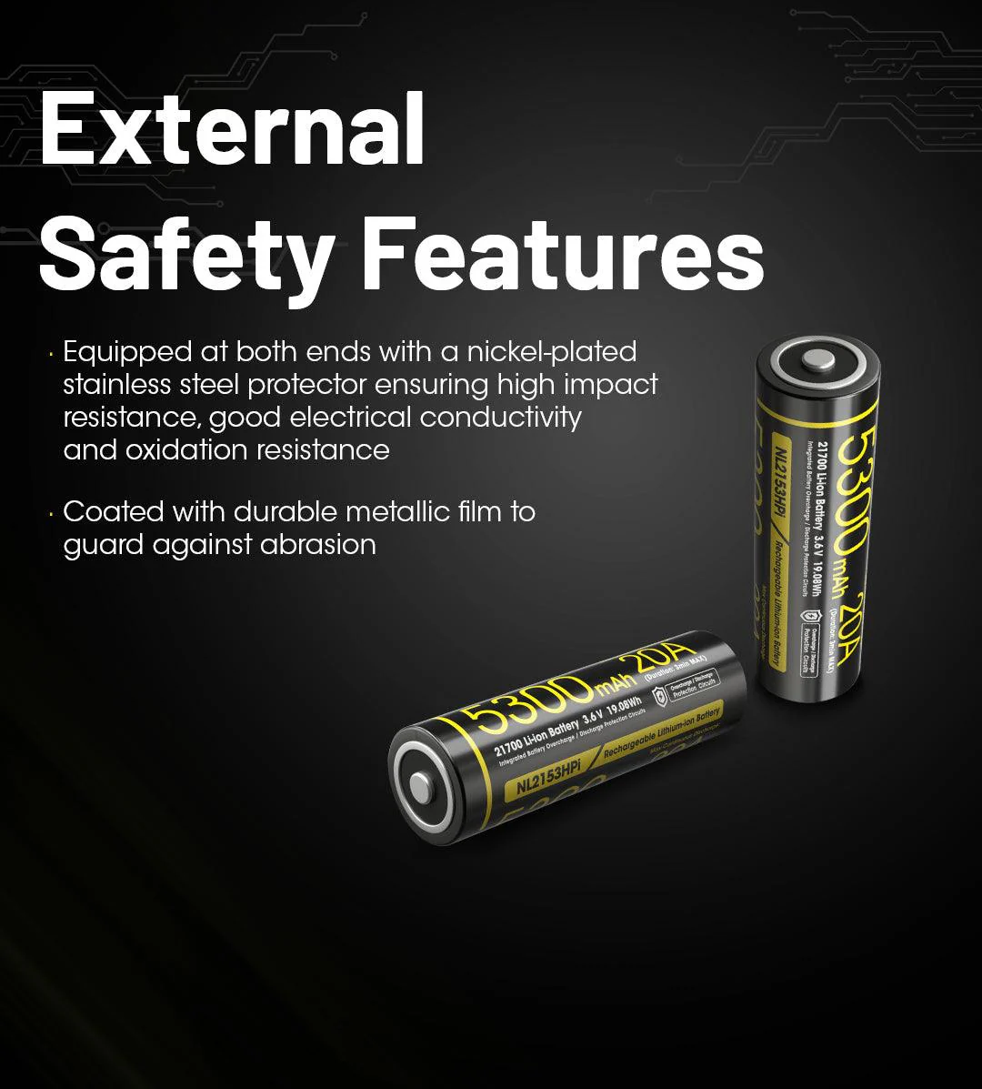 NL2153HPi (21700 - 5300mAh - 20A) - Image 9