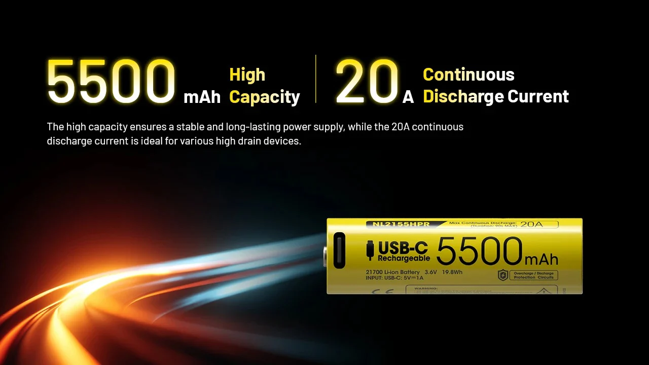 NL2155HPR (21700 - 5500mAh - 20A) - Image 5
