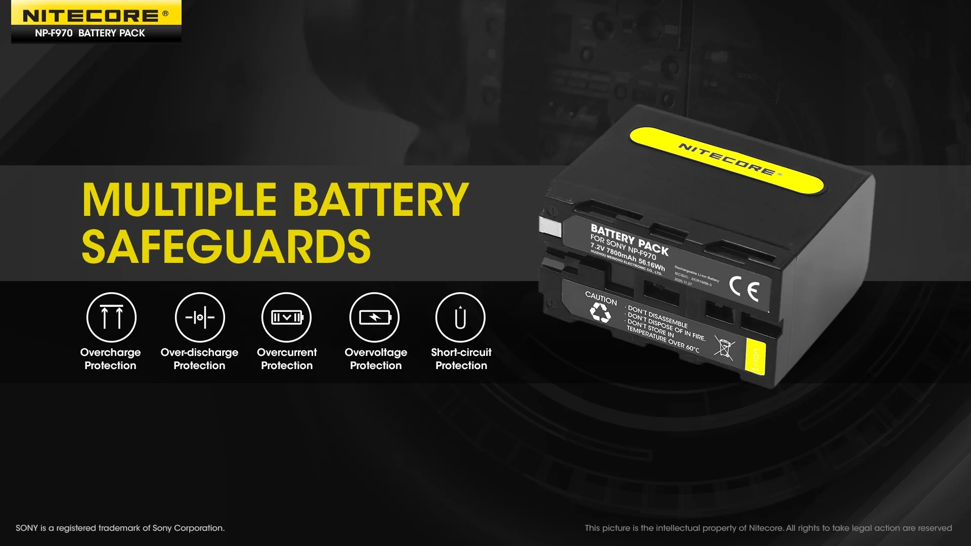 NP-F970 (7800mAh) Battery Pack for Sony - Image 4