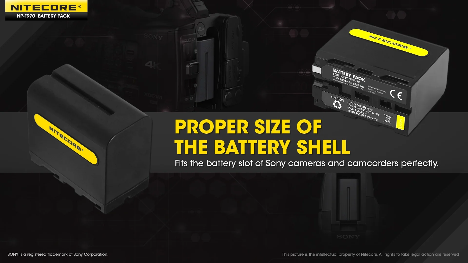 NP-F970 (7800mAh) Battery Pack for Sony - Image 5