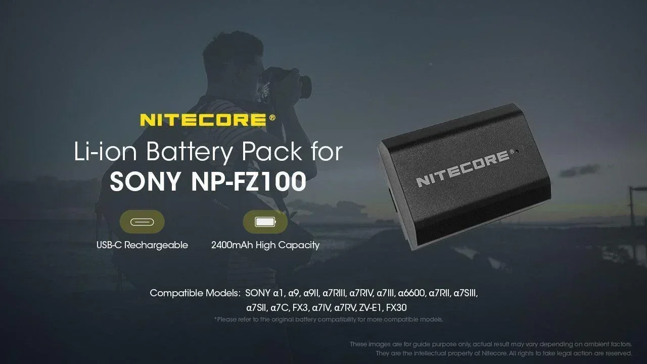 NP-FZ100C (2400mAh) Battery Pack for Sony - Image 5