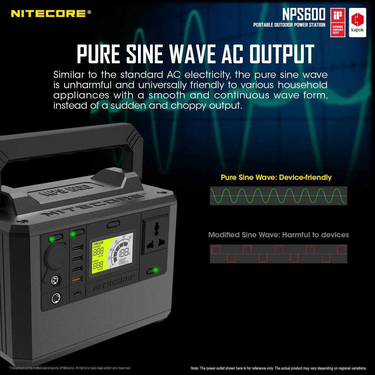 NPS600 (594Wh) Portable Power Station - Image 10