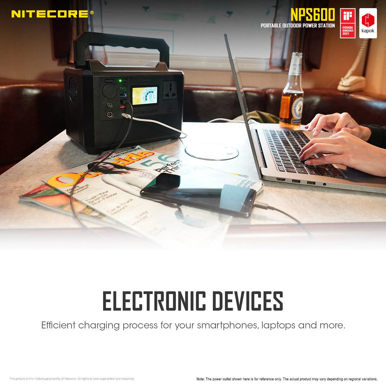 NPS600 (594Wh) Portable Power Station - Image 20
