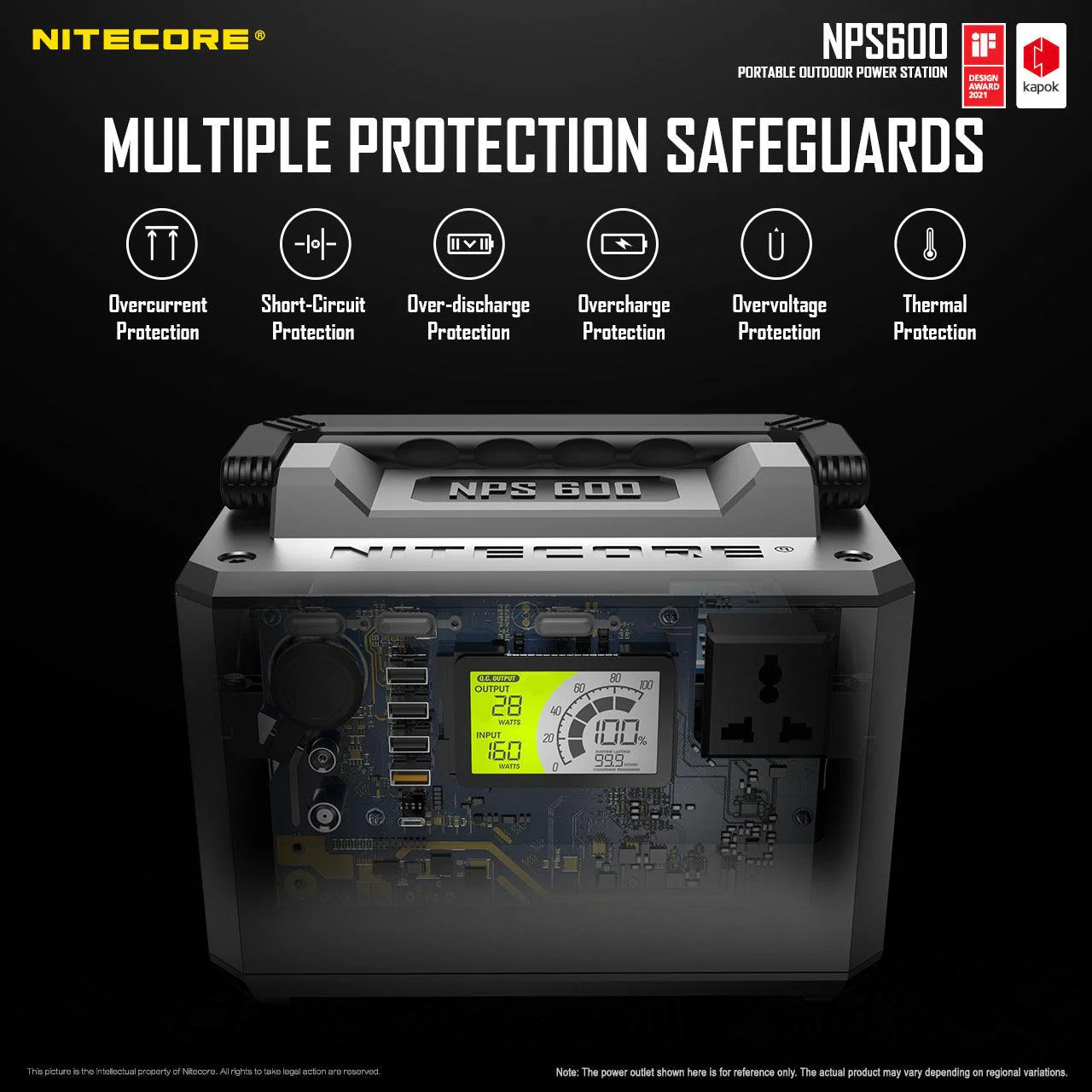 NPS600 (594Wh) Portable Power Station - Image 23