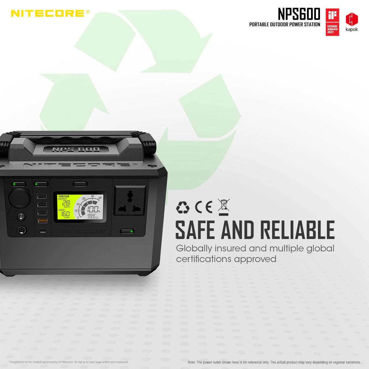 NPS600 (594Wh) Portable Power Station - Image 25
