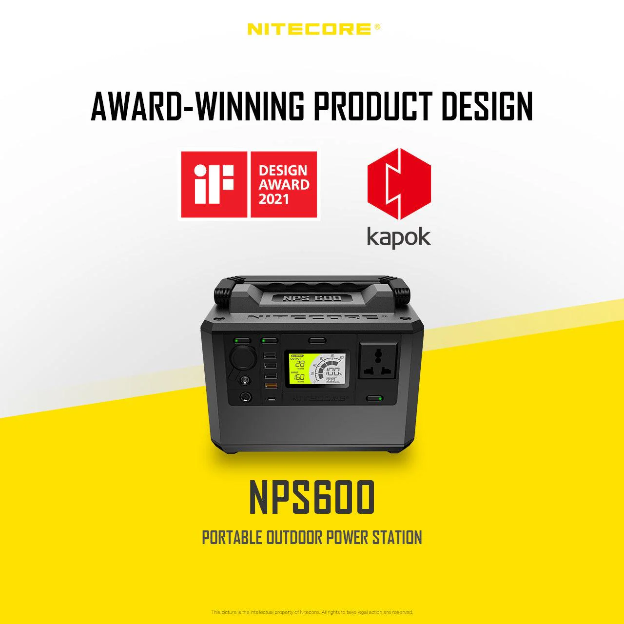 NPS600 (594Wh) Portable Power Station - Image 3