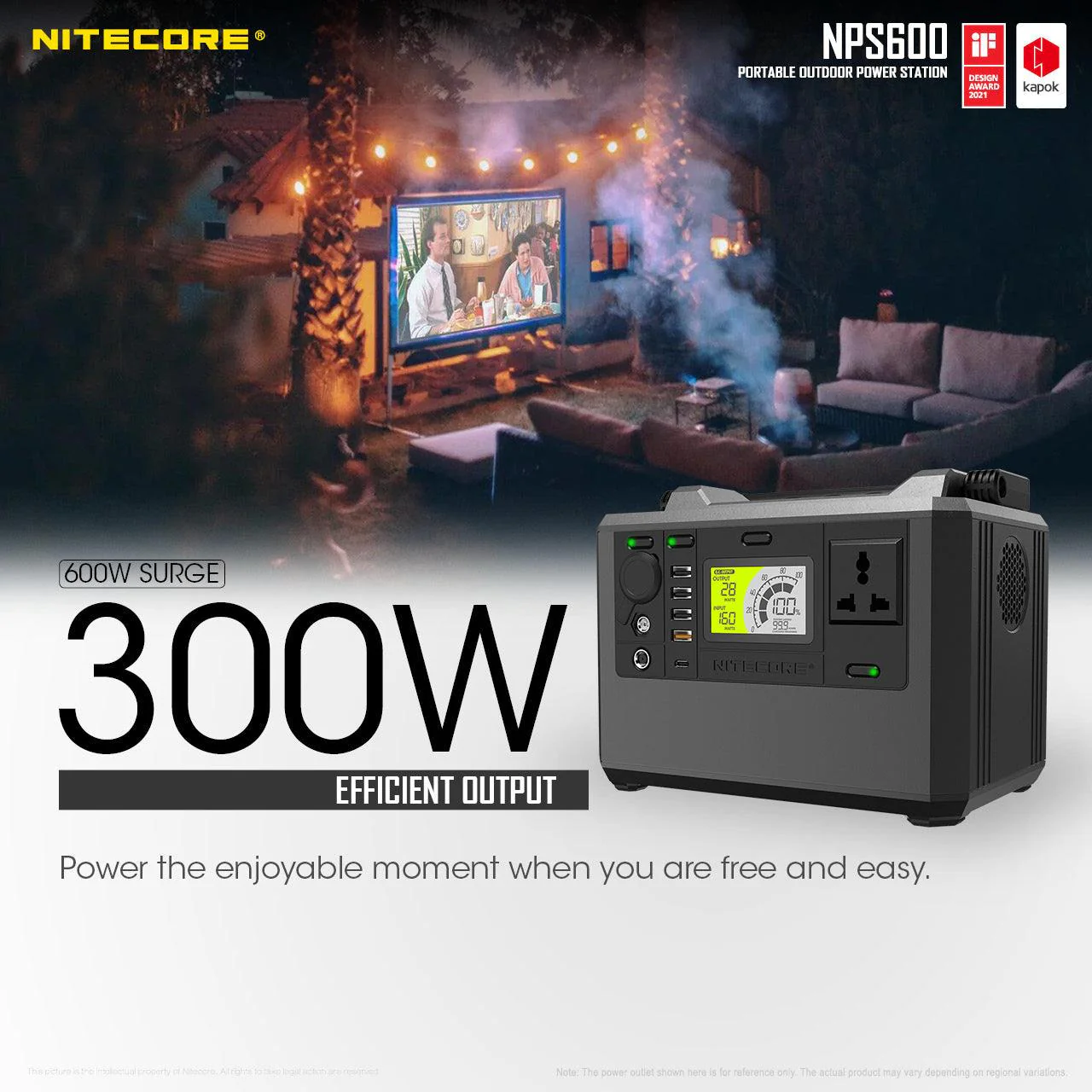 NPS600 (594Wh) Portable Power Station - Image 5