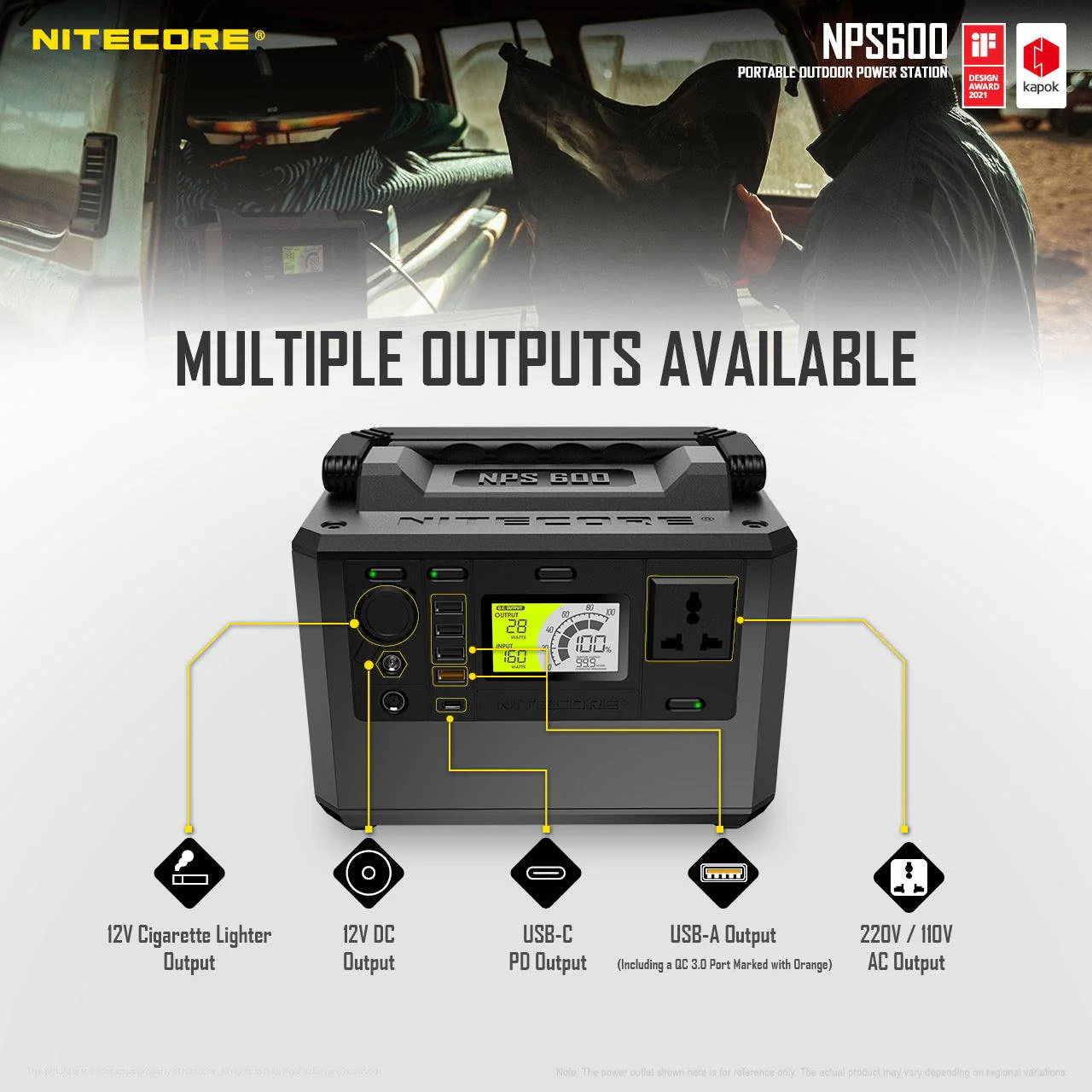 NPS600 (594Wh) Portable Power Station - Image 7
