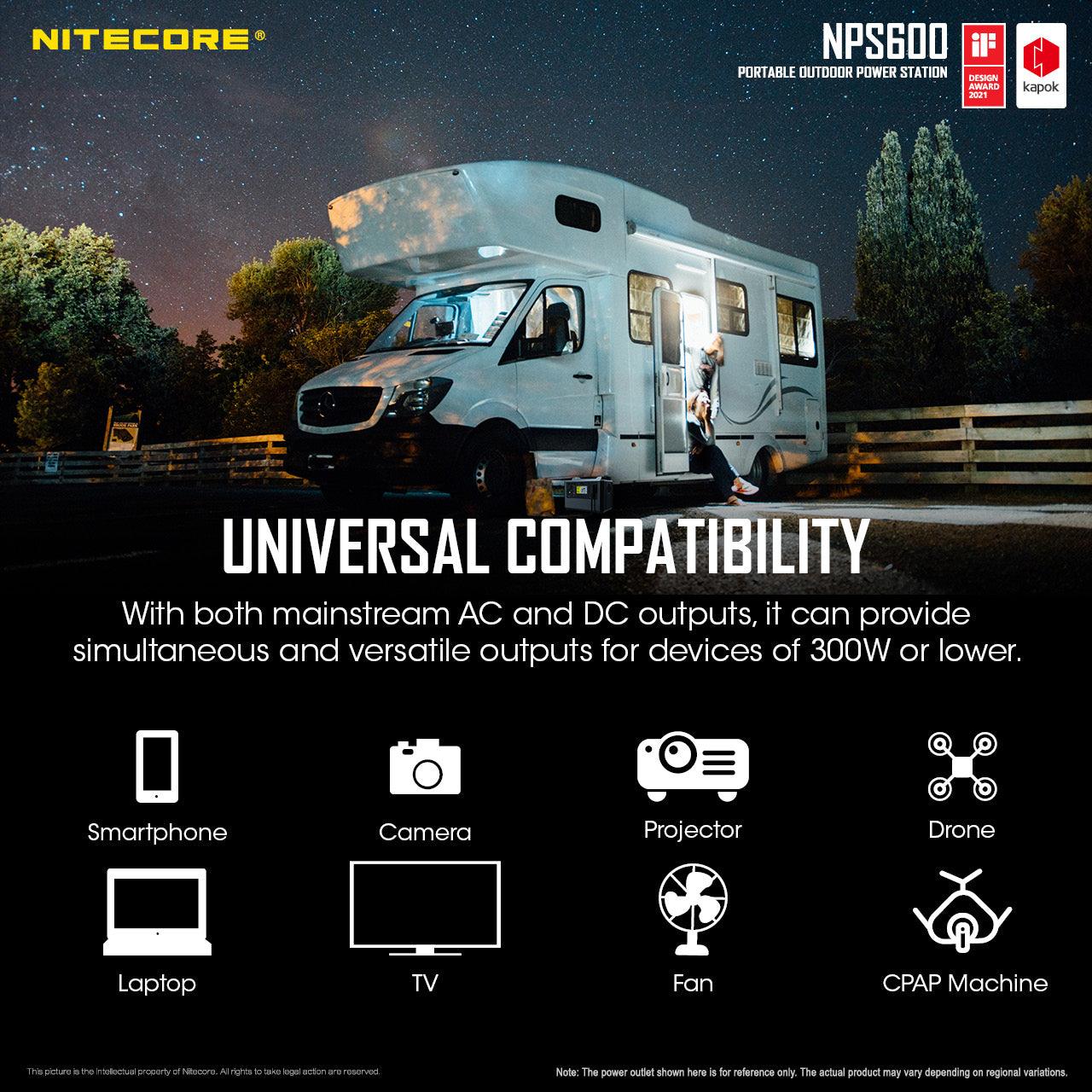 NPS600 (594Wh) Portable Power Station - Image 8