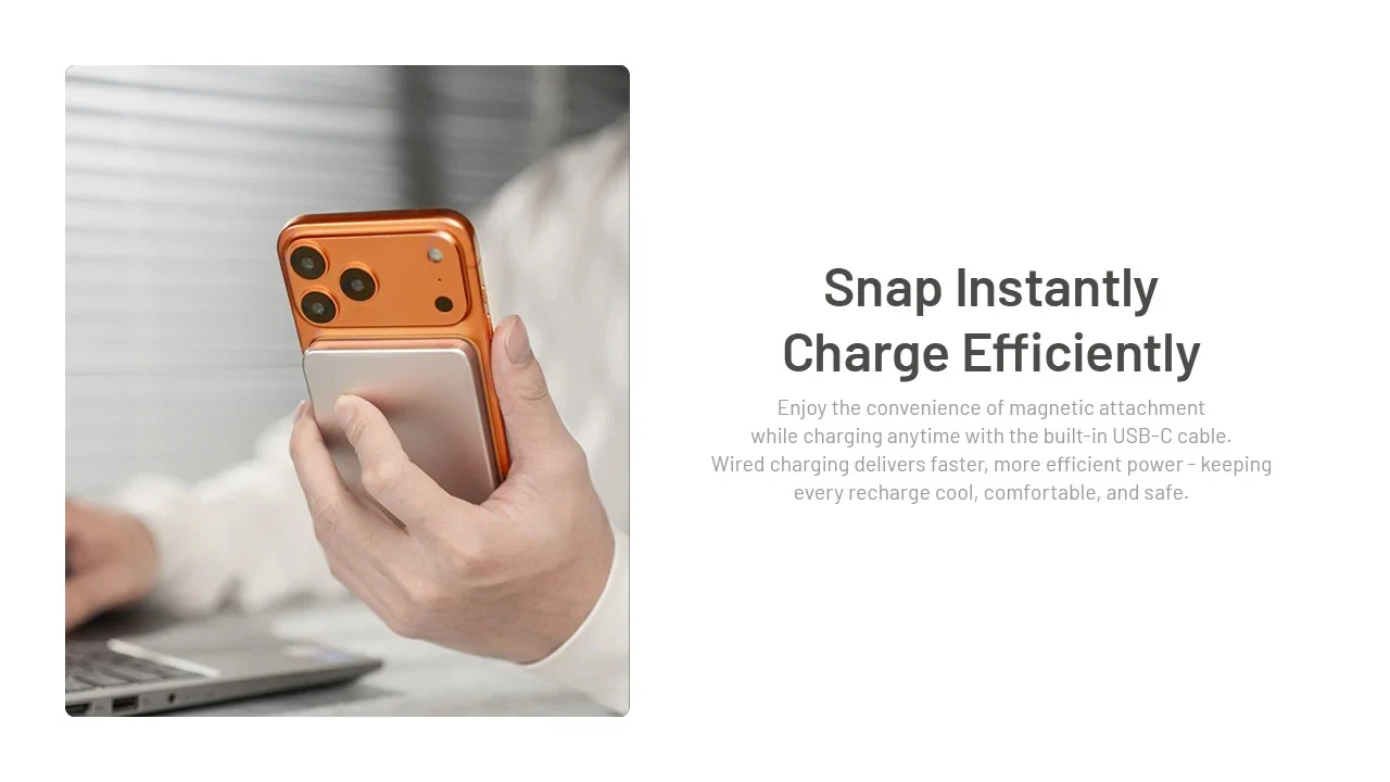 Pocket 5 Magnetic USB-C Power Bank (5,000mAh 22.5W) - Image 12