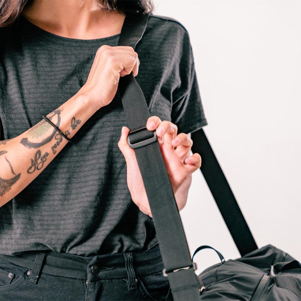 ReFraction™ Packable Duffle (Black) - 25L - Image 15