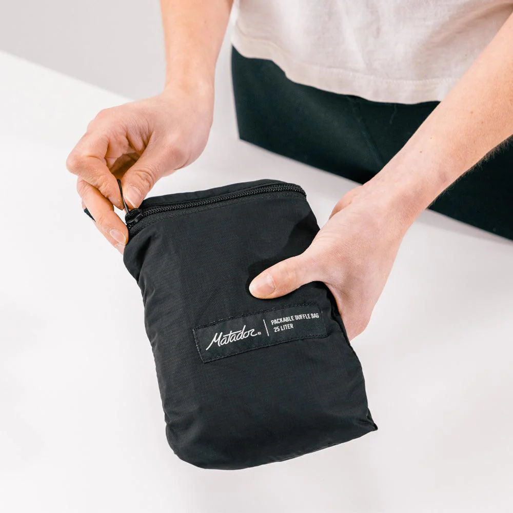 ReFraction™ Packable Duffle (Black) - 25L - Image 3
