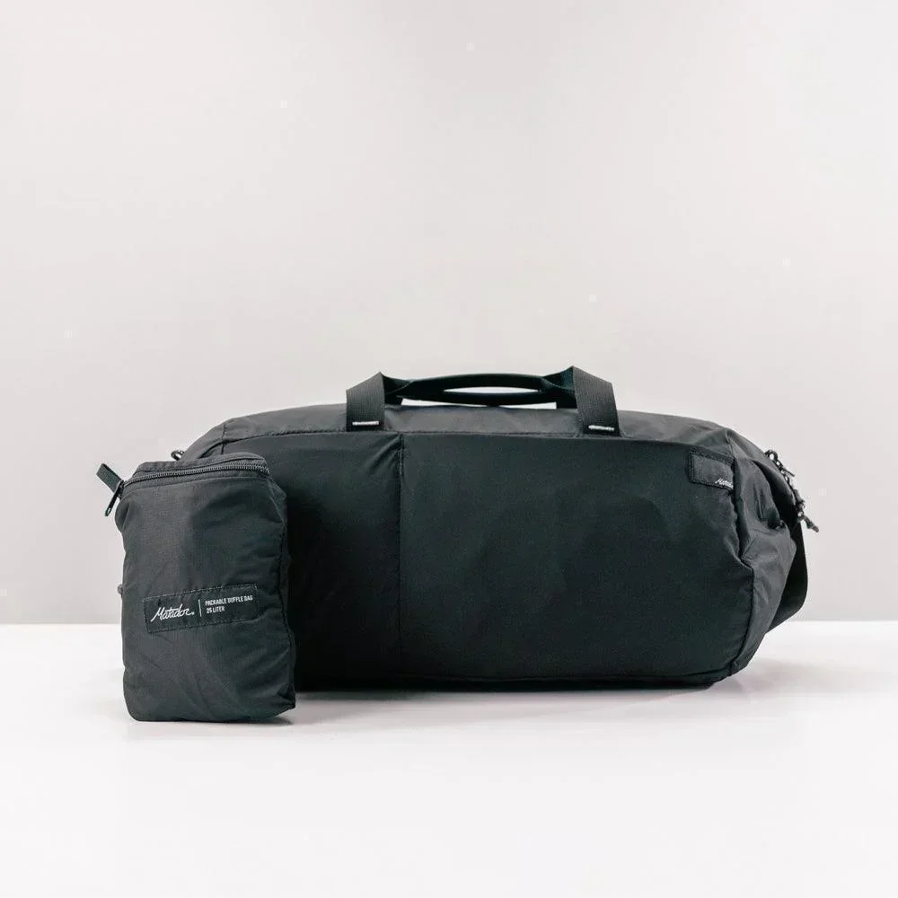 ReFraction™ Packable Duffle (Black) - 25L - Image 5