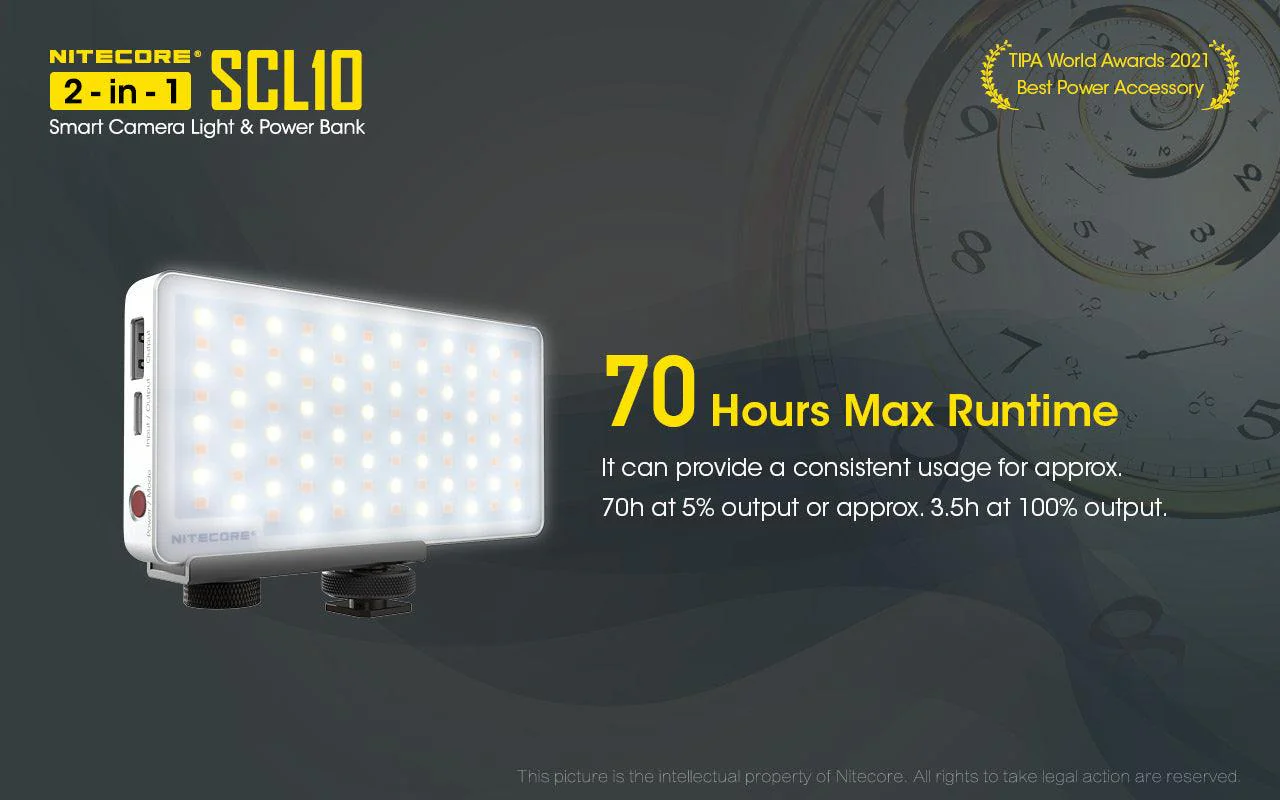 SCL10 - 2-in-1 Light & Power Bank (10,000mAh 18W) - Image 10