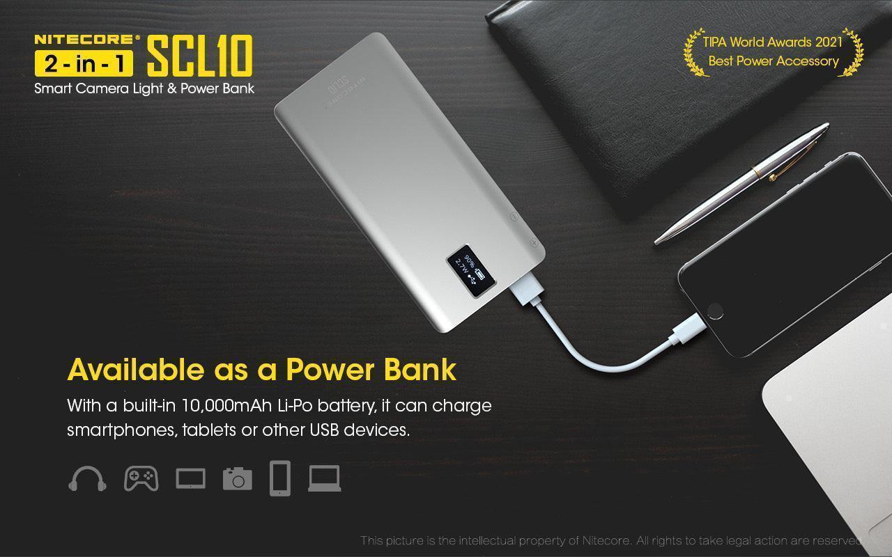 SCL10 - 2-in-1 Light & Power Bank (10,000mAh 18W) - Image 11
