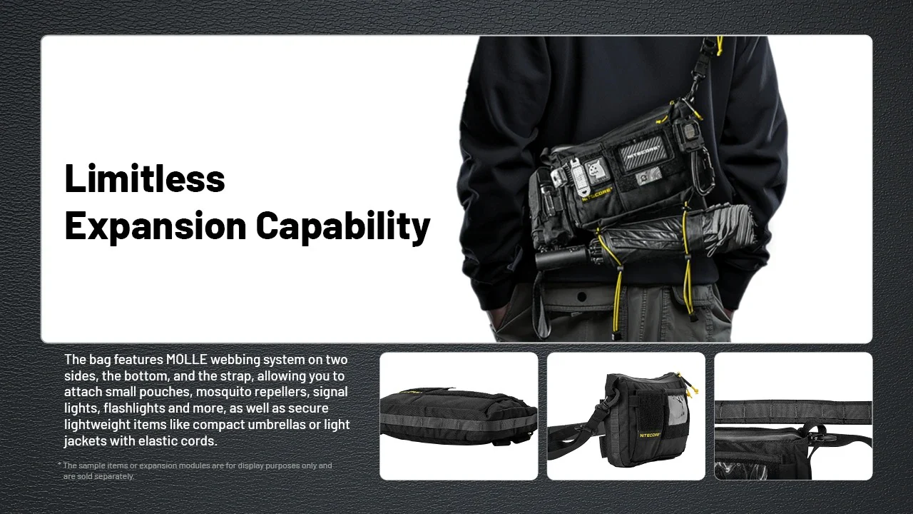 SLB08 Modular Sling Bag - 2L Capacity - Image 9