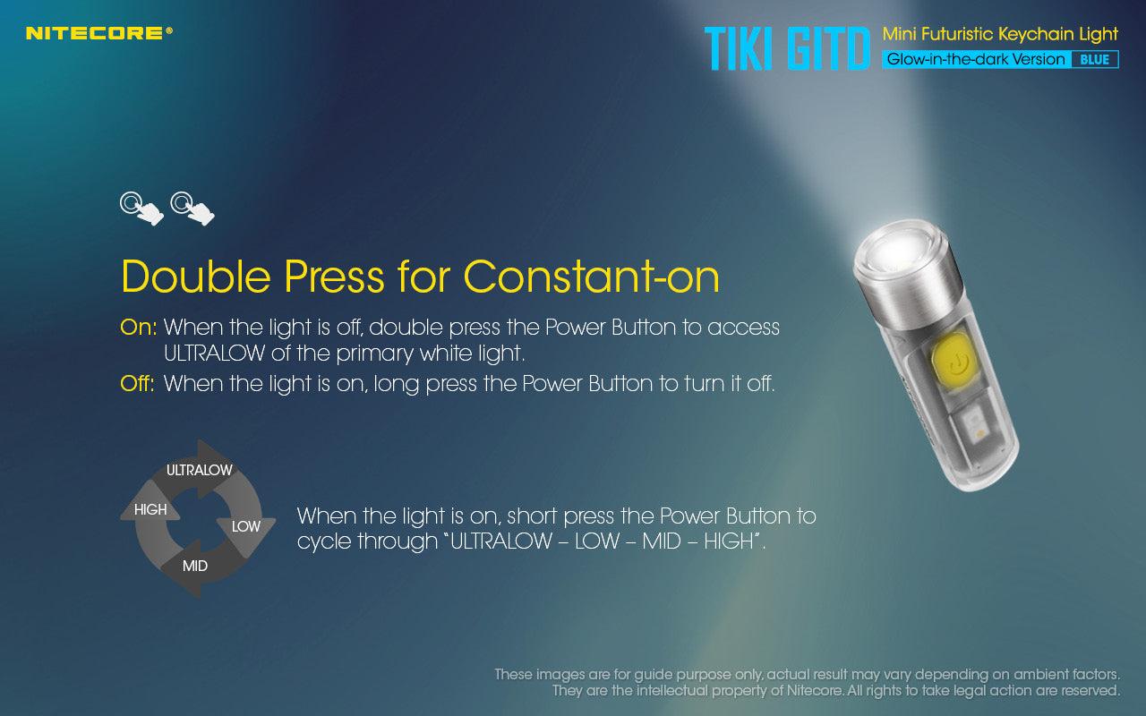 TIKI (BLUE Glow In The Dark) - 300 lumens - Image 12