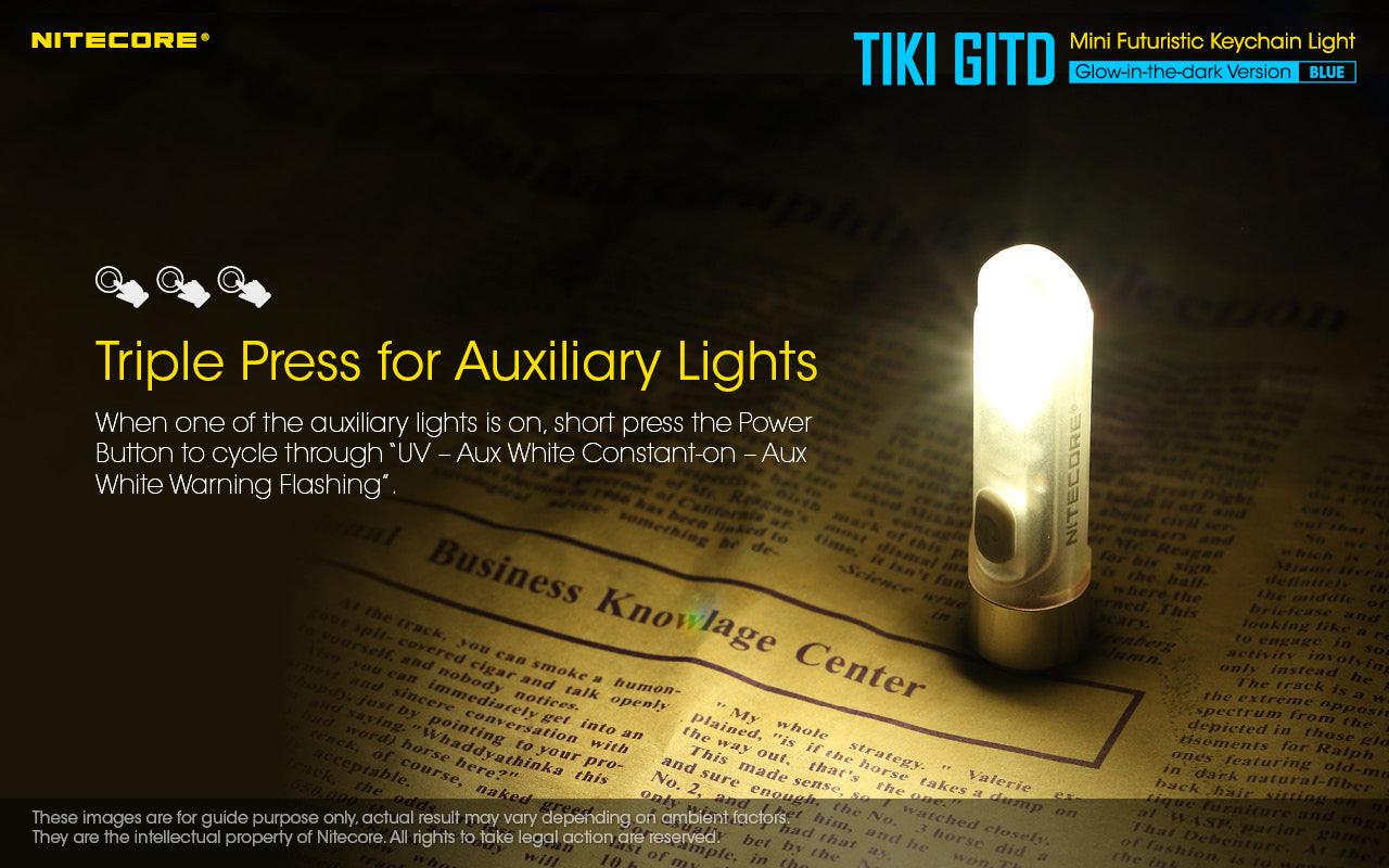 TIKI (BLUE Glow In The Dark) - 300 lumens - Image 14