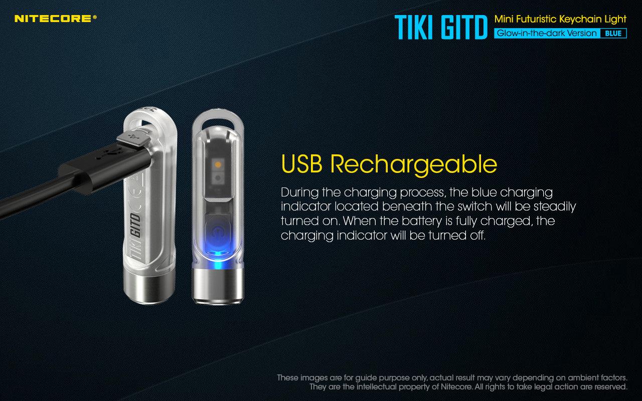TIKI (BLUE Glow In The Dark) - 300 lumens - Image 17