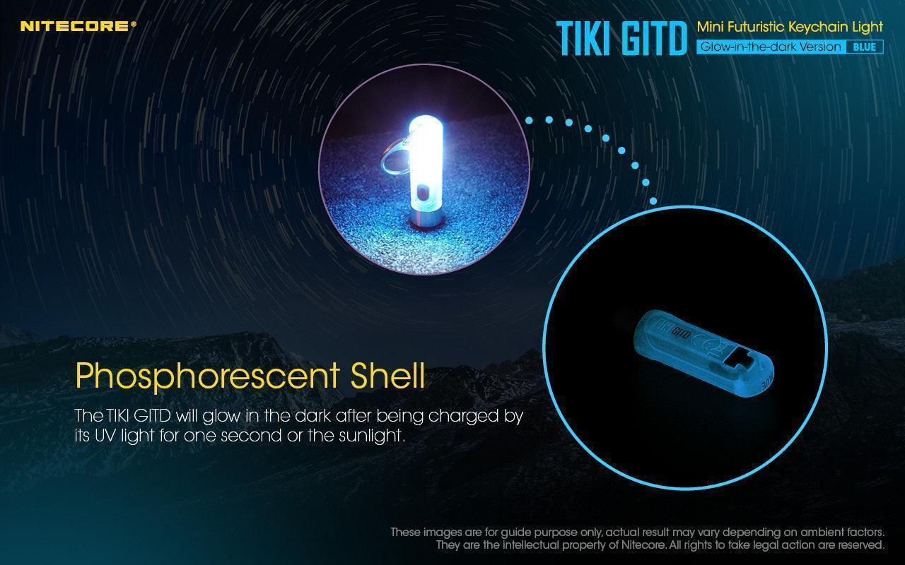 TIKI (BLUE Glow In The Dark) - 300 lumens - Image 3