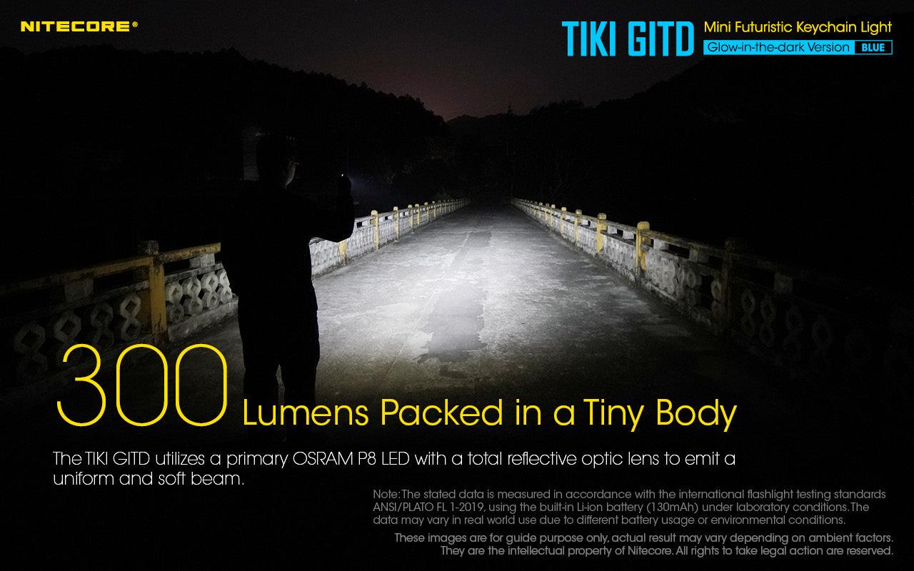 TIKI (BLUE Glow In The Dark) - 300 lumens - Image 6