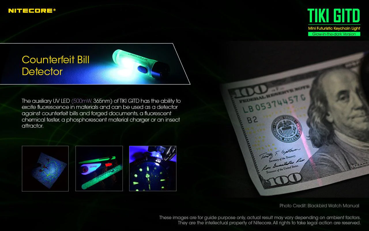 TIKI (GREEN Glow In The Dark) - 300 lumens - Image 10